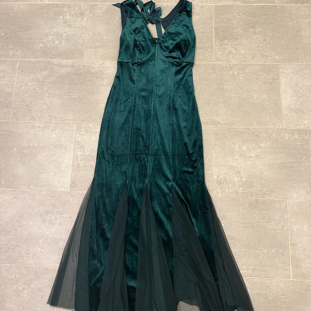 Long Velvet Dress